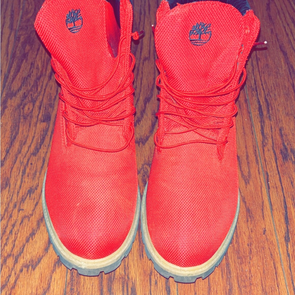 Timberland Bold Red Outdoor Boots
